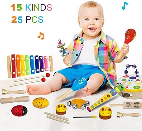 Juego De Instrumentos Musicales Para Niños