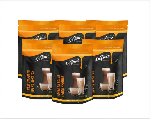 Pack 6 Chocolates Blanco Davinci -bolsa De 1.3 Kg- Polvo