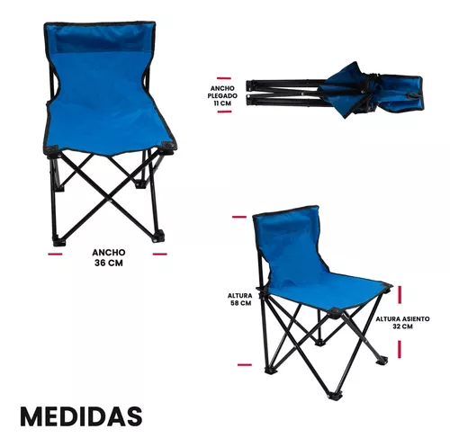 Kit Mesa + 4 Sillas Plegables Playa Jardin Camping Camuflaje