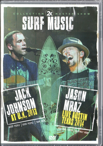Dvd 2x Colection Surf Music Jack Johnson & Jason Mraz