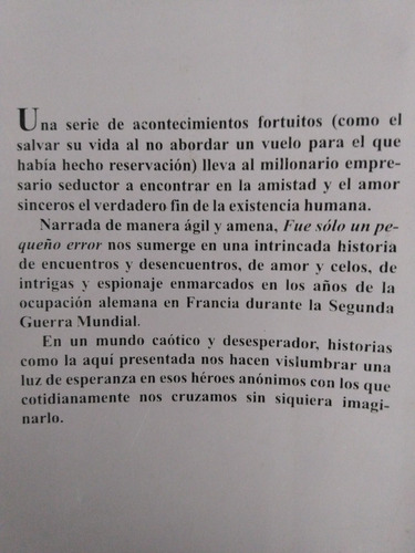 Fue Solo Un Pequeño Error. G3