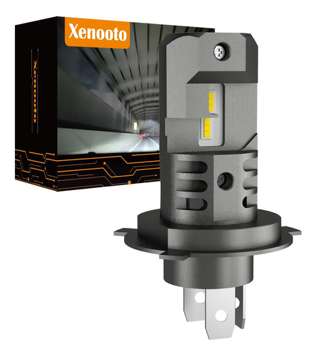 Xenooto Foco Led H4 Para Faros Delanteros De Motocicleta, H4