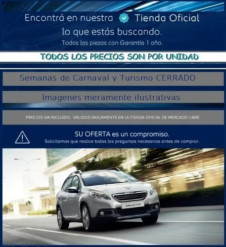 Emblema Capot Peugeot 208 Original