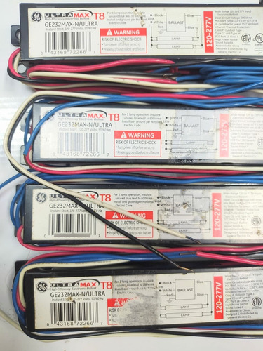 Balastros Max T8 G.e 232max-n/ultra 120-277v 2y 3 Lámpara 