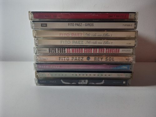 Lote De 9 Cds Fito Paez 