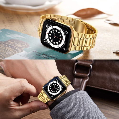 Correa De Acero Inoxidable For Apple Watch Band Series 8 7