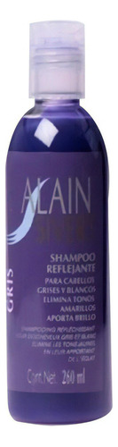  Shampoo Alain Sivert Matizador Para Cabellos Gris Y Blancos
