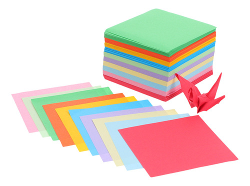 1000 Unidades De Papel De Origami Para Artesanato Colorido D