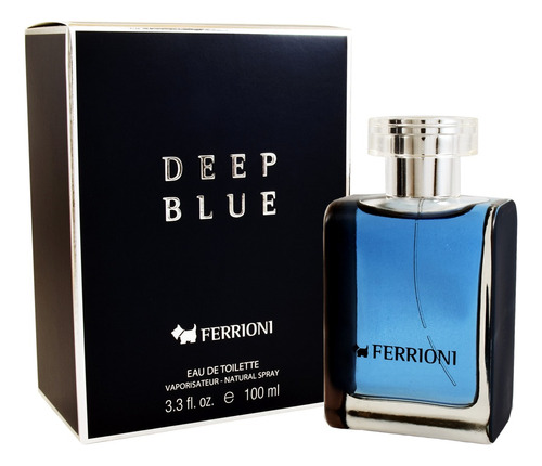 Ferrioni Deep Blue 100 Ml Eau De Toilette Spray De Ferrioni