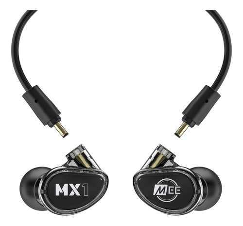 Fone Ouvido In-ear Retorno Palco Mee Audio Mx 1 Profissional Cor Preto