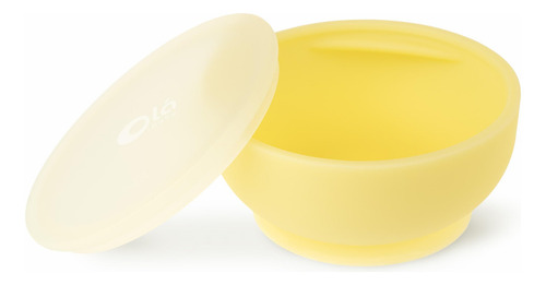 Olababy - Tazón De Succión 100% Silicona Con Tapa Para Alime
