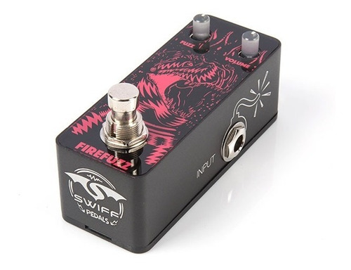 Fuzz Analógico Swiff Ap04 Firefuzz Pedal Guitarra Bajo