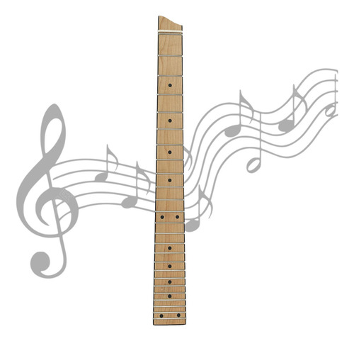 Piezas De Repuesto Para Cuello De Guitarra De 25 Trastes