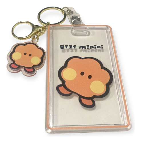 Porta Gafete Bt21 Card Holder Mod 5