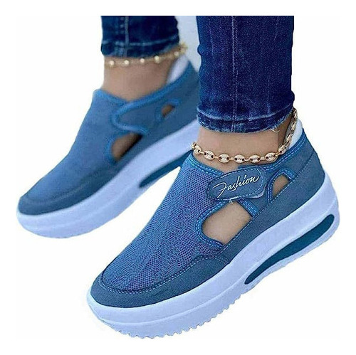 Zapatillas Deportivas Informales De Malla Transpirables Y A