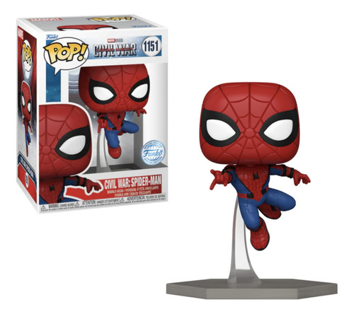 Spiderman Civil War Funko Pop 1151 Marvel Avengers Original