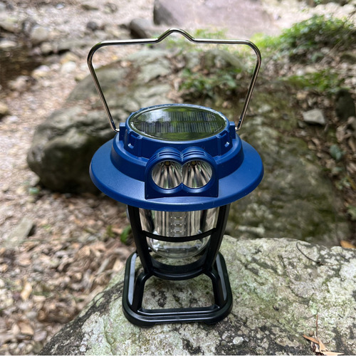 Lámpara Solar N Para Acampar Power Bank, Recargable Por Usb