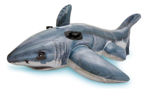 Bote inflable White Shark - Intex 57525, color gris