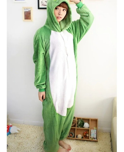 Kigurumi Rana Cosplay Pijama Mameluco Disfraz Tottori