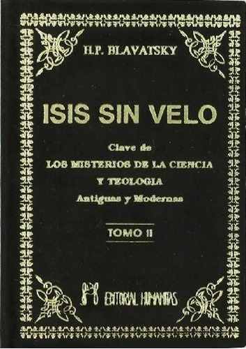 Isis Sin Velo Tomo Ii