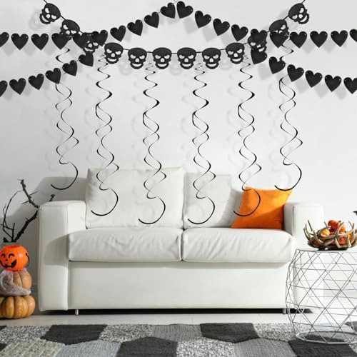 Decoración De Halloween Pancarta De Calavera Guirnalda De De