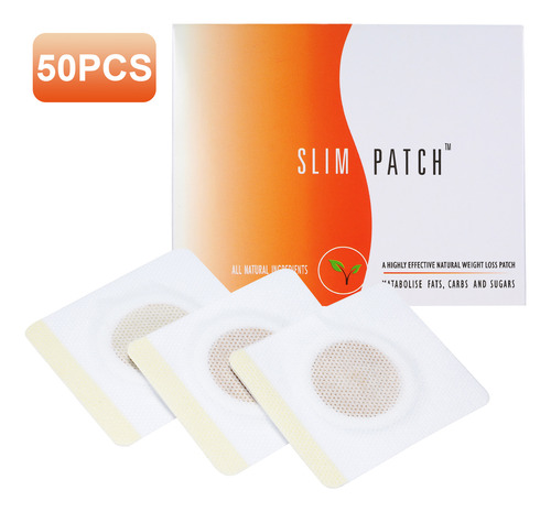 Parches Patch Slim Para Cintura, Abdomen, Peso Y Vientre, 50