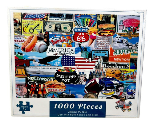 Puzzle I Love America 1000 Piezas Perfecto Calidad Premium