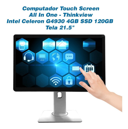 Computador Aio Touchscreen Ajustável P200x - Celeron