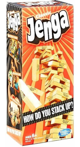 Jenga Juego Clasico Original Hasbro Classic 54 Piezas