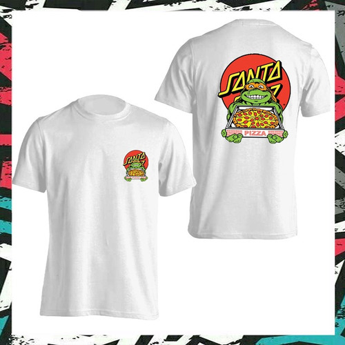 Camiseta De Manga Corta Con Estampado De Tortugas De Santa C