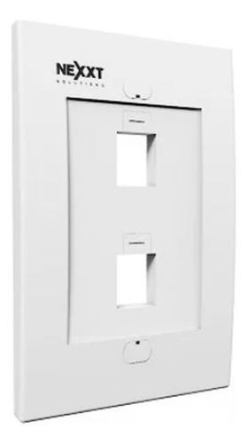 Faceplate 2 Puerto Nexxt Tapa Para Caja Sobrepuesta