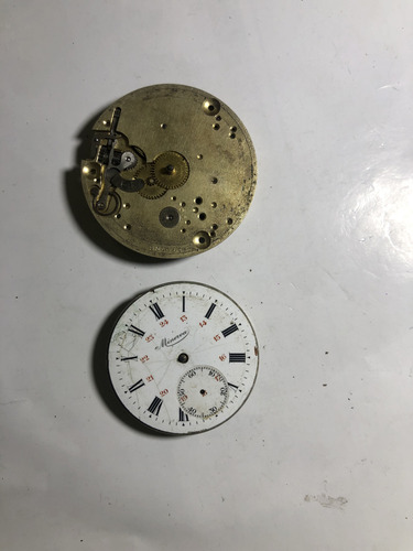 Máquina Para Relógio Antigo Bolso Omega E Minerva (Usado)