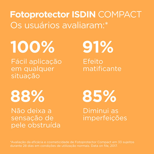 Protetor Solar Facial Pó Bronze Fps 50 10g Isdin