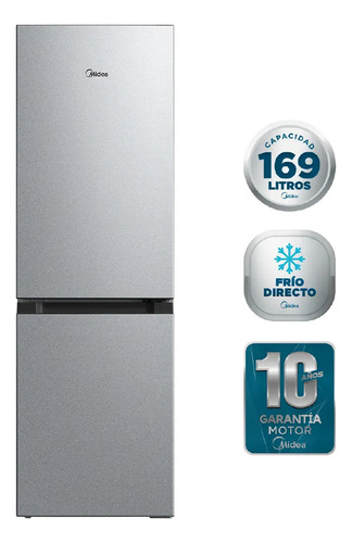 Midea Mdrb369fge50 259 Lts Frío Directo Light Silver