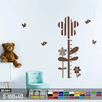 Comprar Vinilos Decorativos Medidores Floral Niña Calcomania