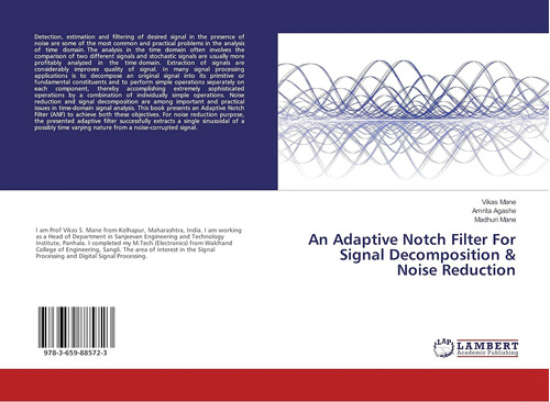 Libro: An Adaptive Notch Filter For Decomposition & Noise