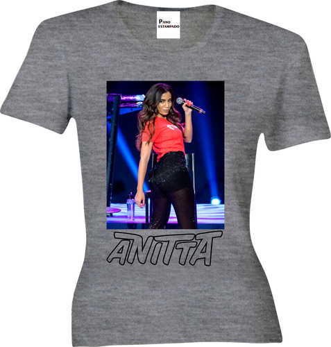 Camiseta, Baby Look, Regata, Cropped Anitta 02