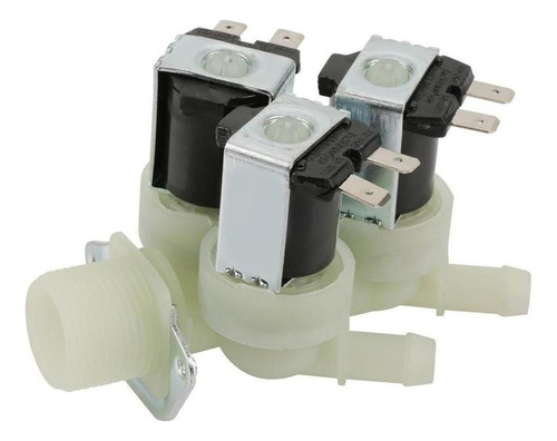 Válvula Solenoide Eléctrica De 3 Vías, Ac 220v G3/4