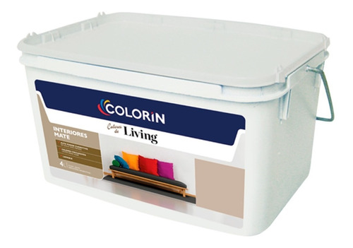 Pintura Latex Interior Lavable Colorin Living Color 4 Litros