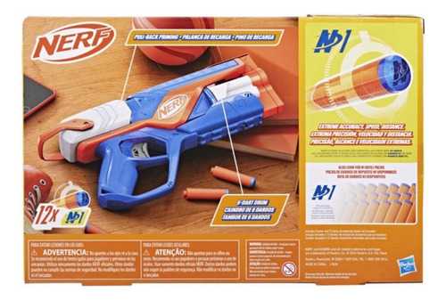 Lanzador Nerf N Series Agility + 12 Dardos / Diverti