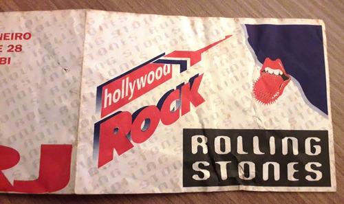 Ingresso Hollywood Rock - Rolling Stones 1995