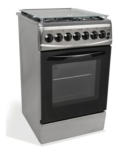 Cocina Delne Combinada 3+1 Te-5631 Inox 50x60 Albion