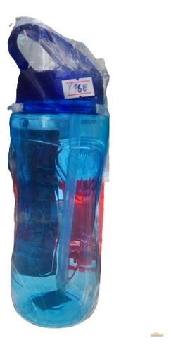 Botella Plastica Tal Y Filtro 500 Ml.  Azul Y Roja