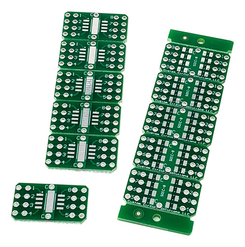 Soic 8 0.050 in Pin Dip Breakout Pcb Placa Prototipo Smt