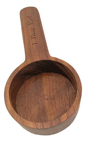 Taza Medidora De Madera, Cucharada De Acero Inoxidable,