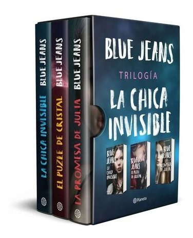 Estuche Trilogia La Chica Invisible - Blue Jeans
