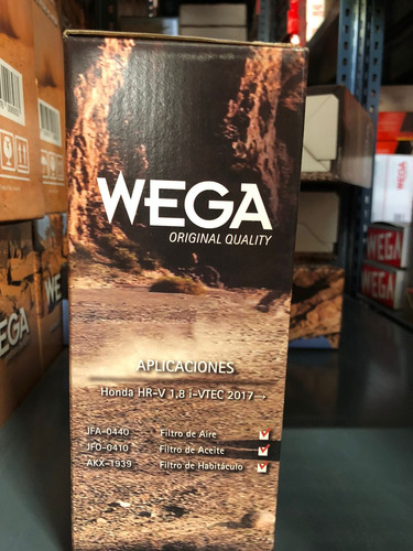 Kit De 3 Filtros Wega Hr-v 1.8 16v I-vtec 140cv 2017-en Adel