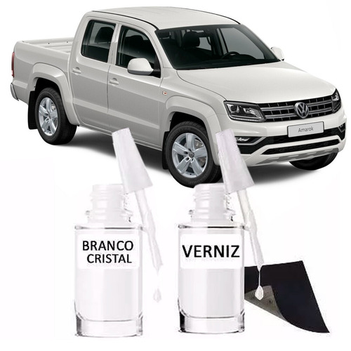 Tinta Tira Risco Automotivo Volks Amarok Branco Cristal