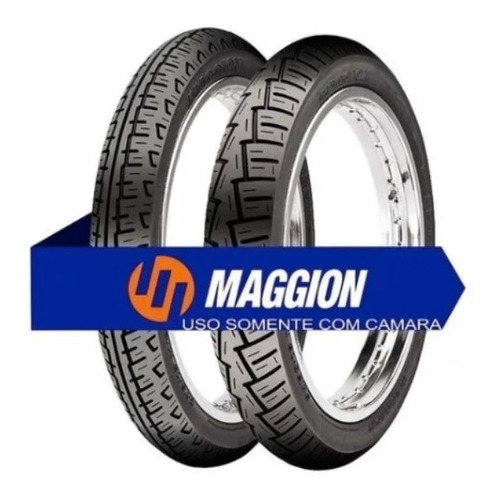 Par Pneu Maggion T/d S/c 2,75-18 + 90/90-18 Fan Titan Fazer