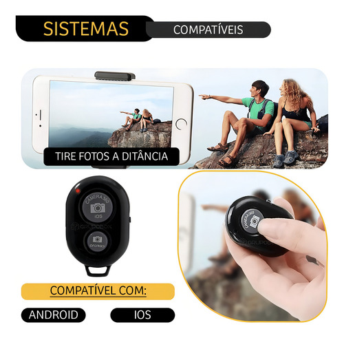 Controle Remoto Bluetooth Shutter Selfie Mi Redmi Note Go